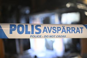 En lykta och en glasruta gick sönder i samband med explosionen. Arkivbild. Foto: Oscar Olsson/TT