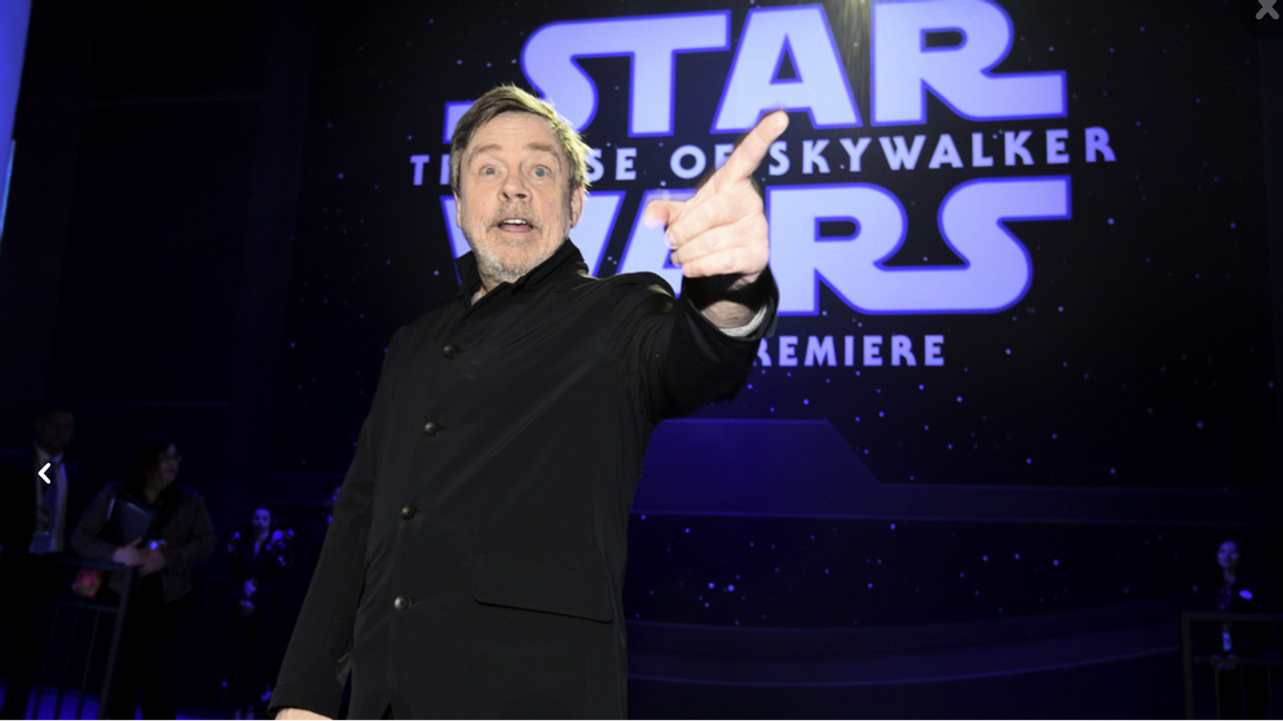 Mark Hamill i Los Angeles i USA. Foto: Chris Pizzello/AP/TT 