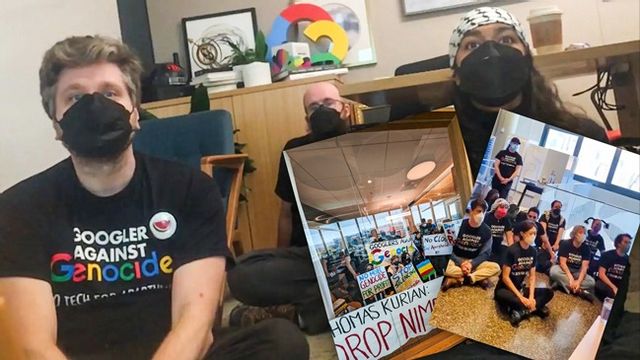 Anställda som sittstrejkade fick sparken direkt. Foto: X