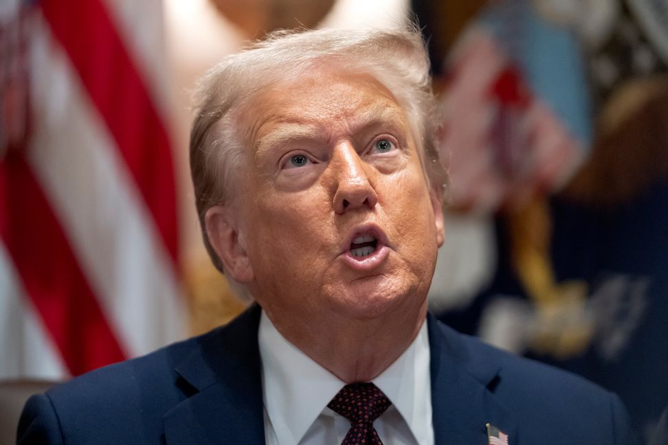 USA:s president Donald Trump, fotograferad i Vita huset i torsdags. Foto: Mark Schiefelbein/AP/TT