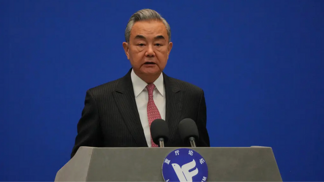 Kinas utrikesminister Wang Yi. Foto: Andy Wong/AP/TT
