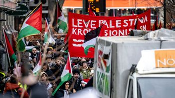 Kriget i Gaza har tagit till svenska gator och torg och hotar nu den svenska demokratin. Foto: Johan Nilsson/TT