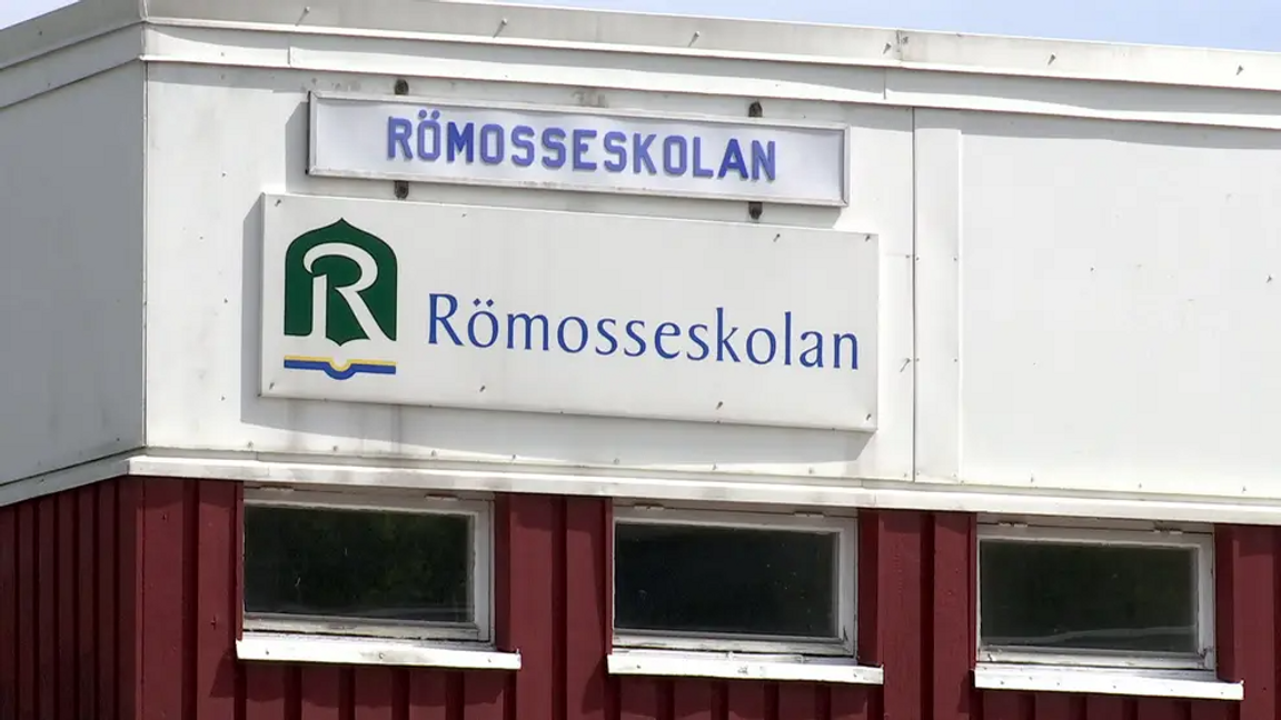 Römosseskolan tvingas stänga. Foto: SVT