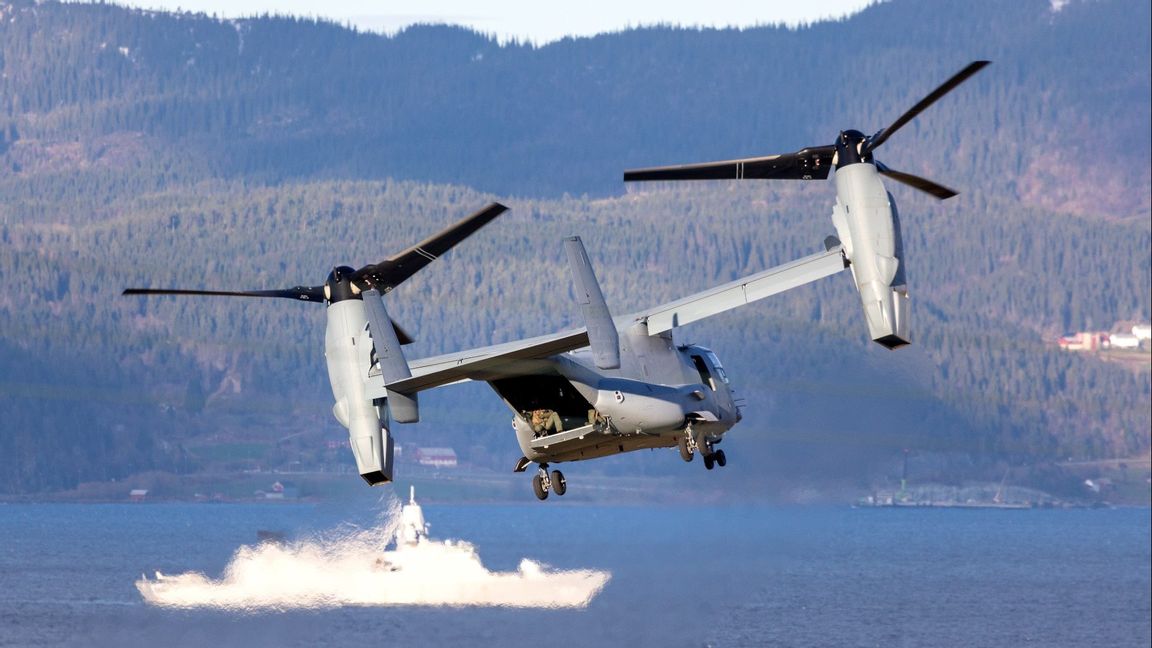 Ett militärflygplan under en tidigare Nato-övning i Norge. Foto: 	Gorm Kallestad