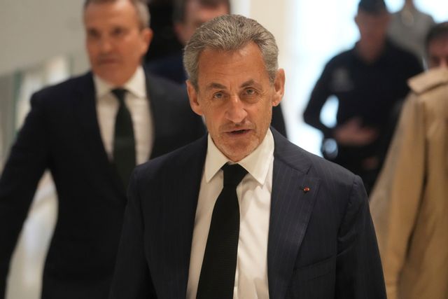 Frankrikes tidigare president Nicolas Sarkozy. Thibault Camus/AP/TT