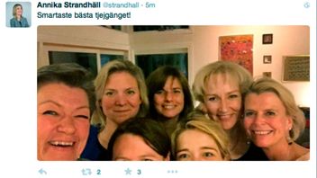 Den självutnämnda intellektuella eliten i Socialdemokraterna och Miljöpartiet. Foto: Twitter