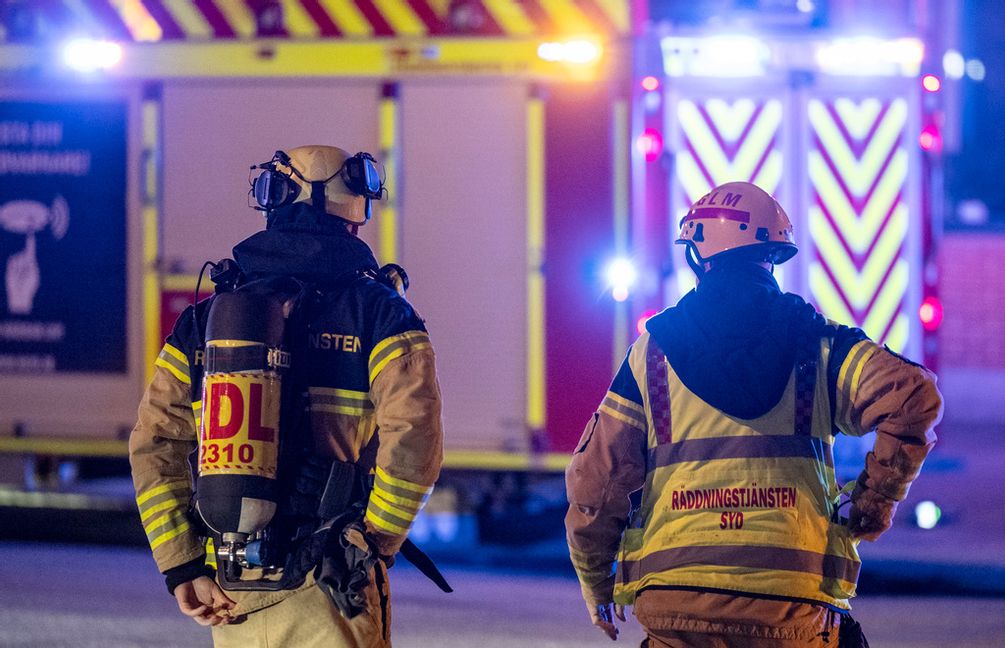 Räddningstjänsten larmades om en fullt utvecklad brand på tisdagskvällen. Arkivbild. Johan Nilsson/TT
