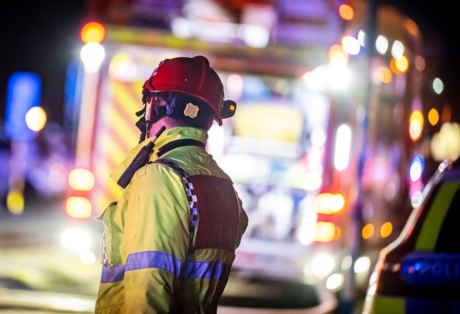 En brand bröt under julaftonskvällen ut i en villa i Kristinehamn. Arkivbild. Johan Nilsson/TT