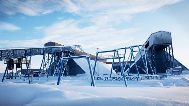 Gruvan vid Kaunisvaara då den 2015 ägdes av Northland Resources. Arkivbild. Foto: