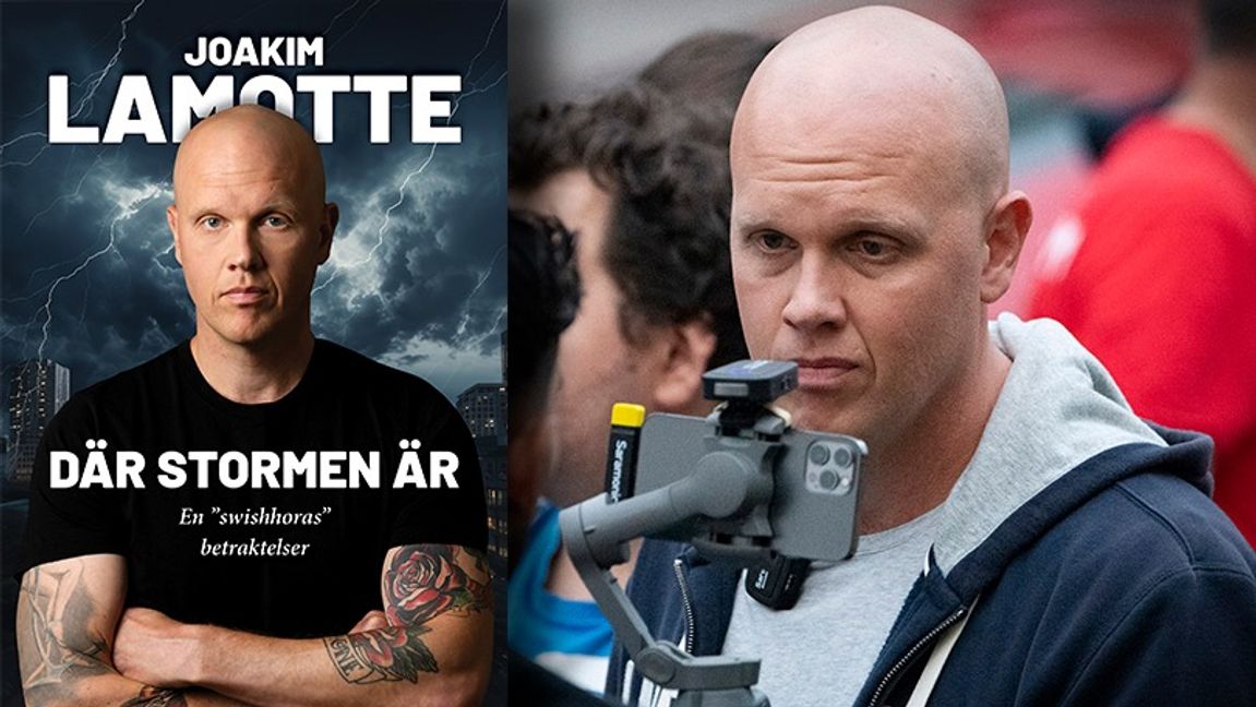 Joakim Lamotte är aktuell med en självbiografi. Foto: Nopolar Publishing/Johan Nilsson/TT