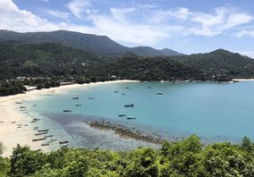 En strand på thailändska Koh Phangan. Arkivbild. Adam Schreck/AP/TT