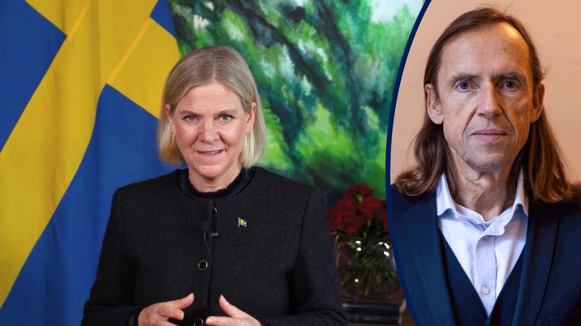 Magdalena Andersson (S). Nöjd i dag. Foto: Skärmbild från Socialdemokraterna på Youtube.