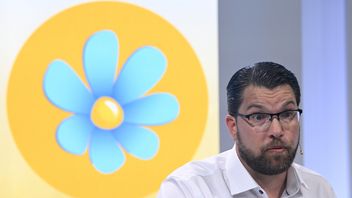 Sverigedemokraternas partiledare Jimmie Åkesson (SD). Foto: Fredrik Sandberg/TT 