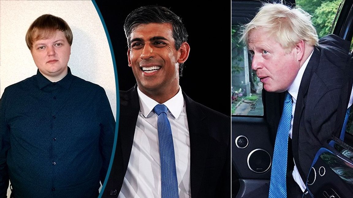 Rishi Sunak lyckades manövrera ut Boris Johnson. Foto: Kirsty Wigglesworth/AP/TT Andrew Milligan/AP/TT