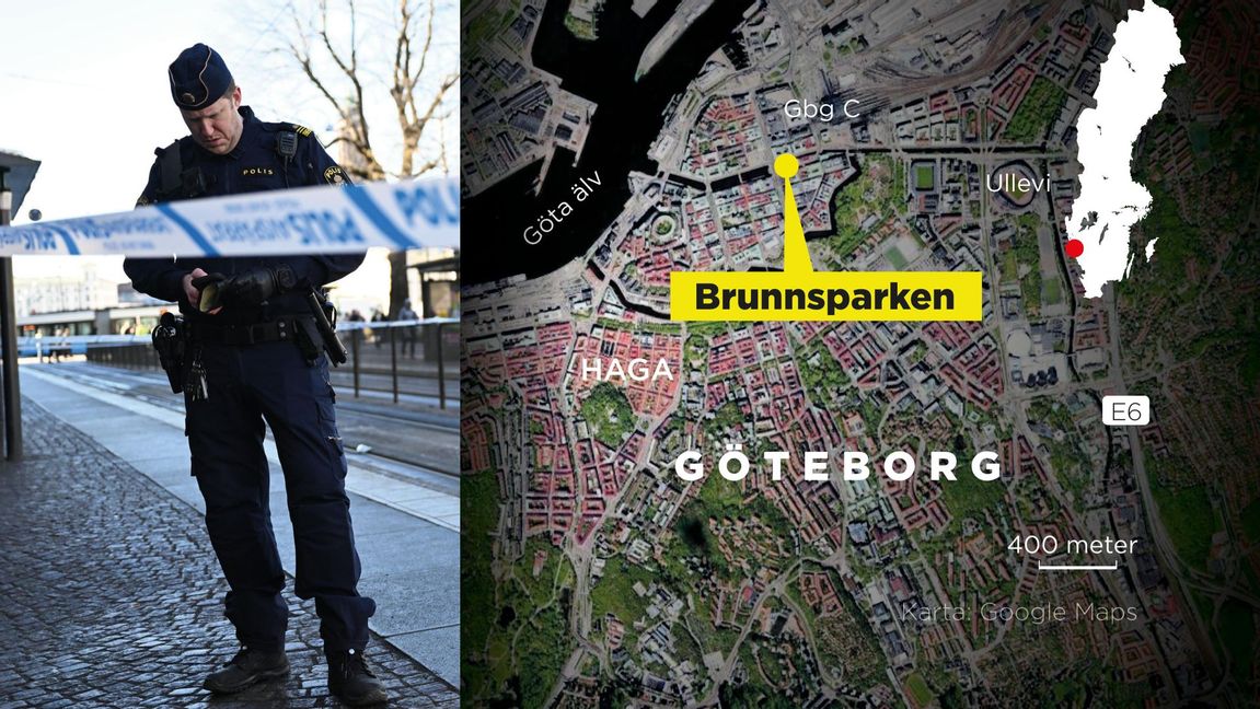 Man knivattackerade flicka i tioårsåldern i Göteborg under torsdagen. Foto: Björn Hellström/TT