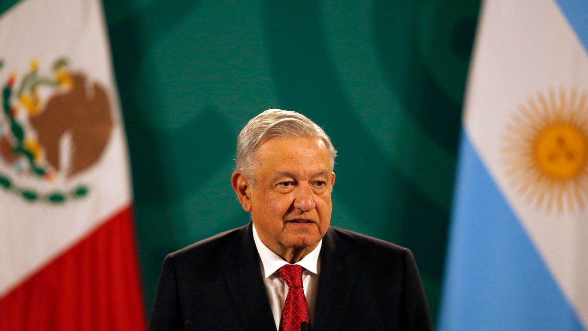 Den mexikanska presidenten tillhör de mest framträdande kritikerna av det globala systemet för hur vacciner fördelas. FOTO: Marco Ugarte.
