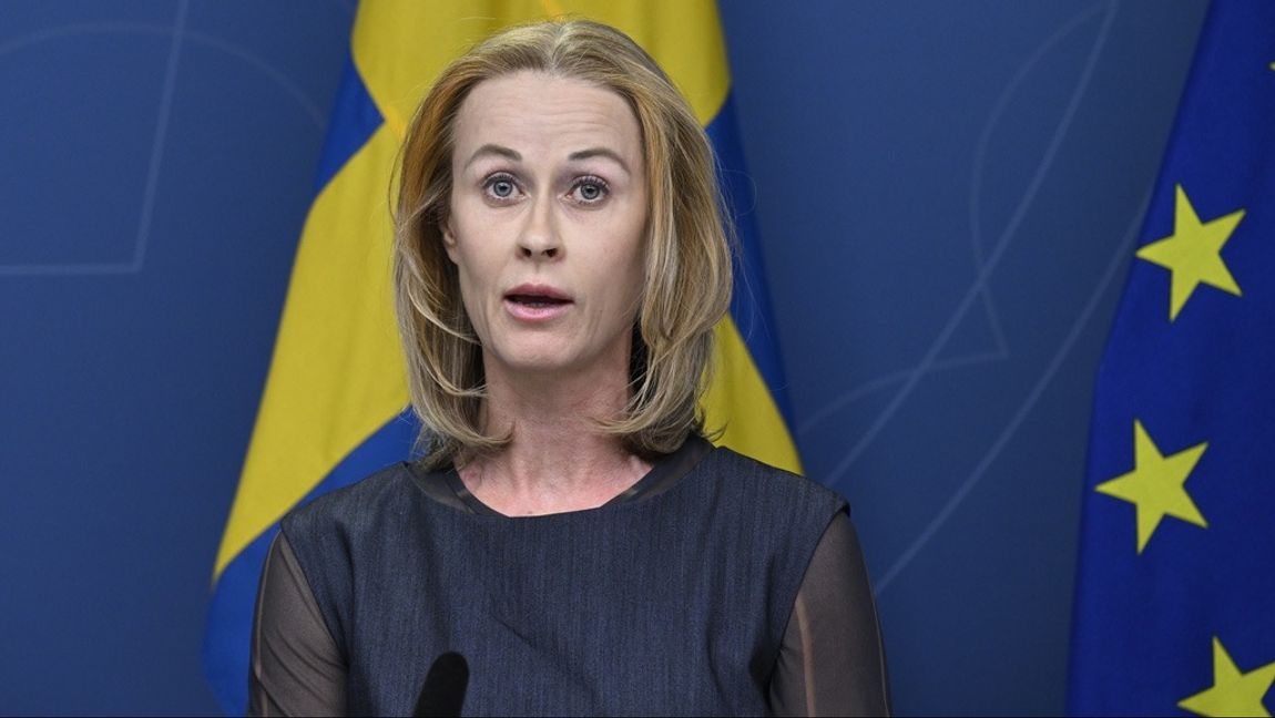 Det enda hedervärda för Katja Nyberg är att lämna riksdagen. Foto: Jessica Gow/TT