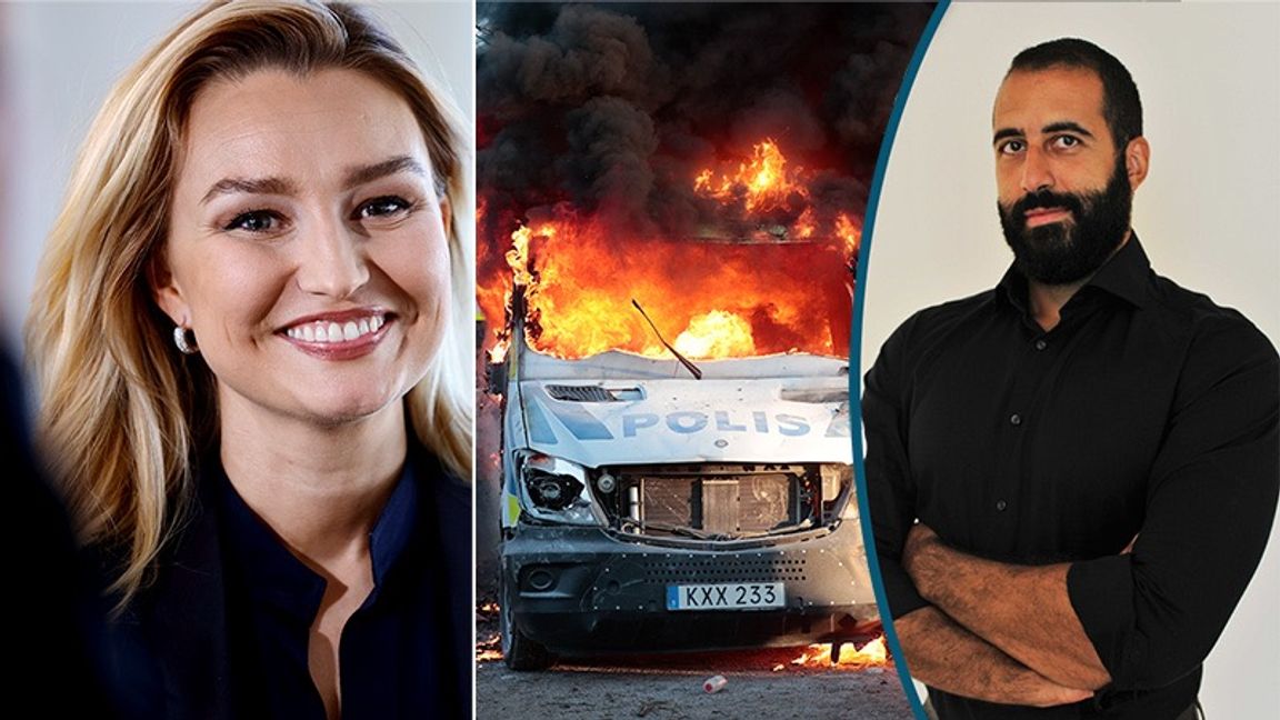 Ebba Busch är inte problemet, men problem finns det gott om. Foto: 	Stefan Jerrevång/TT/Kicki Nilsson/TT/My Hellberg