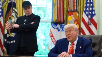 Elon Musk tillsammans med president Donald Trump under en konferens i Ovala Rummet. Foto: Evan Vucci/AP/TT