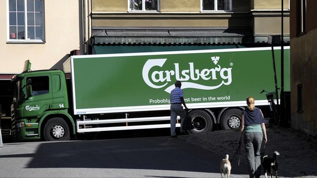 En Carlsberg-leverans. Arkivbild. Foto: JANERIK HENRIKSSON/TT