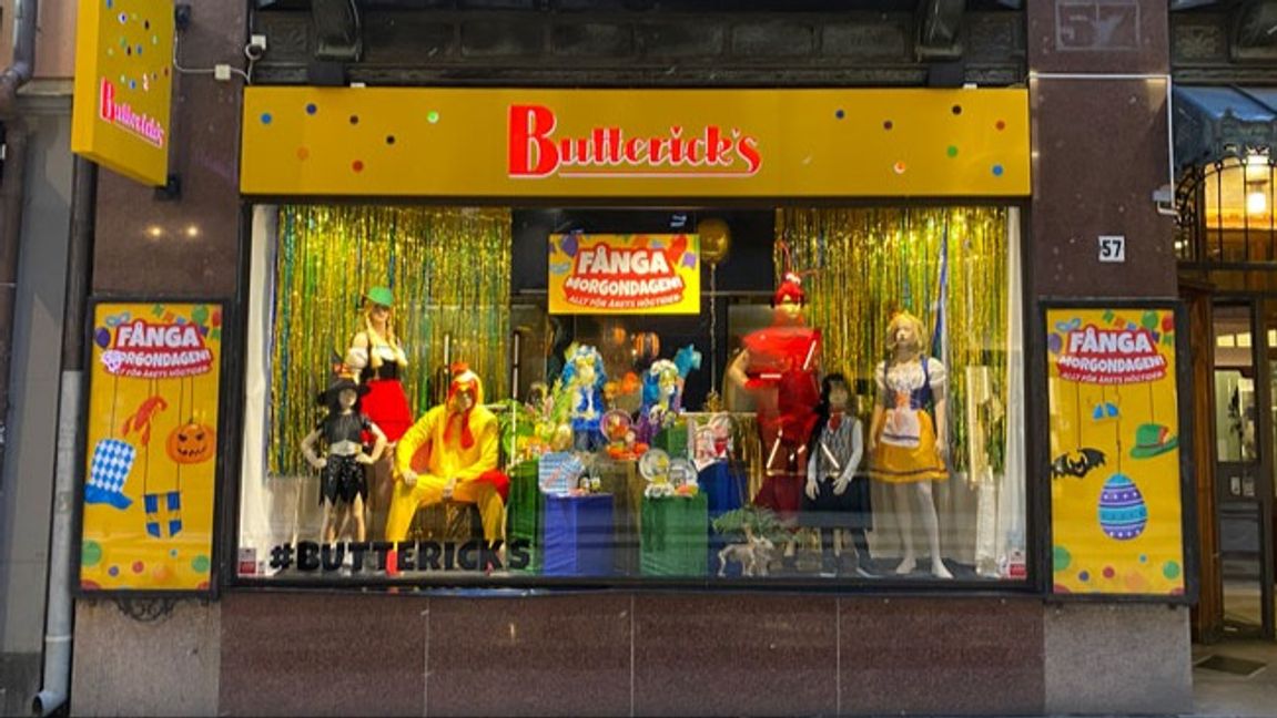 Efter pandemin och Löfvens uppmaning att undvika butiker och fester tappade Butterick’s 80 procent av sin omsättning på en dag. Foto: Pressbild.