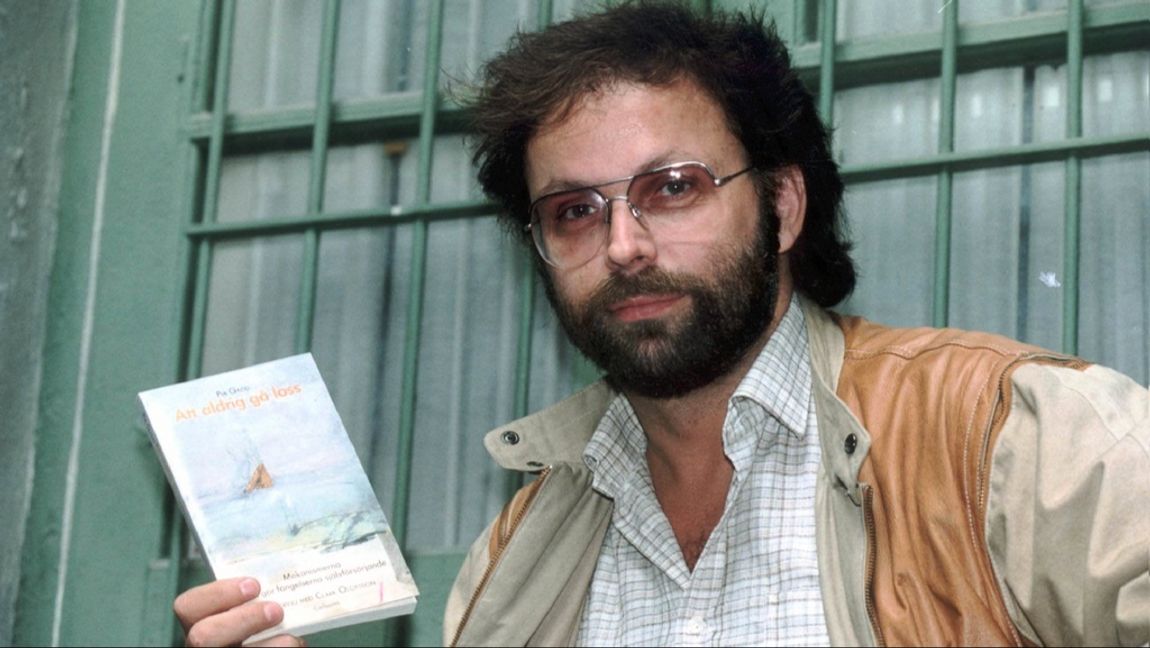 Clark Olofsson i samband med ett gripande. Arkivbild. Foto: Bertil Ericson/TT