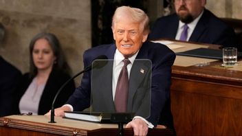 Donald Trumps till kongressen hyllas av Ronie Berggren. Foto: Ben Curtis/AP/TT.