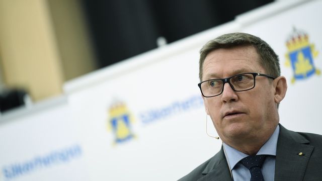 Säpochefen Klas Friberg.
Foto: Pontus Lundahl/TT