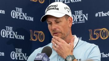 Henrik Stenson blir av med sin kepssponsor efter beslutet att gå med i LIV-touren. Arkivbild. Foto: Christer Höglund / TT