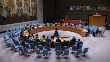 FN:s säkerhetsrådssal i högkvarteret i New York. Foto: Yuki Iwamura/AP