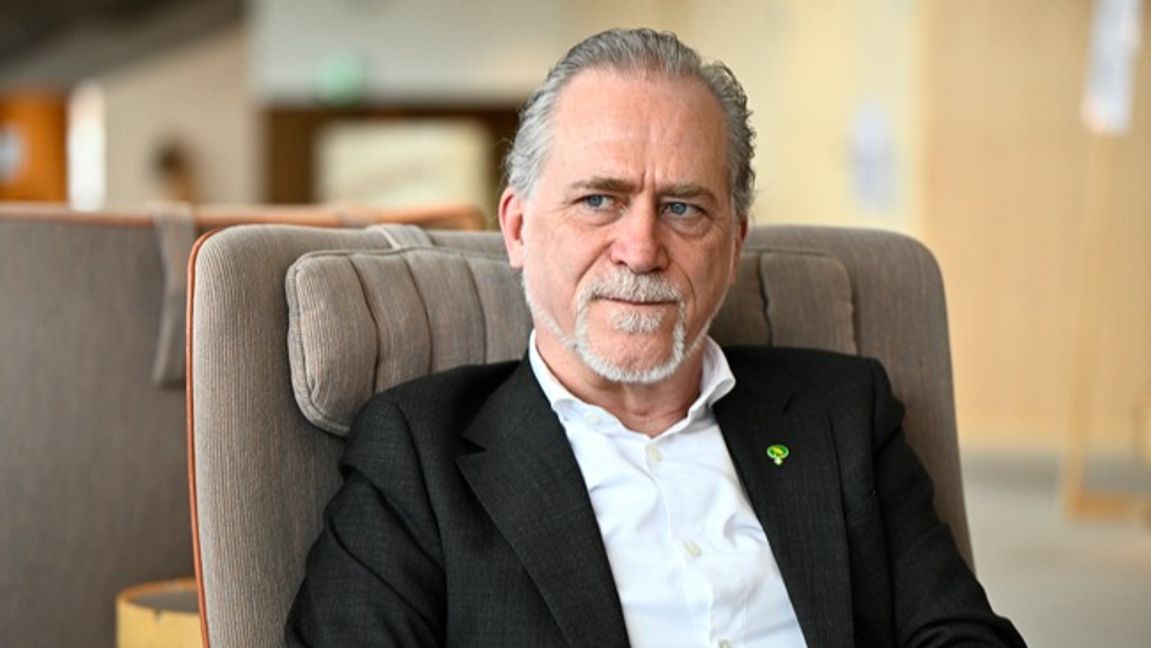 Daniel Helldén, språkrör i Miljöpartiet. Foto: Christine Olsson/TT.