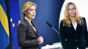 Är Annika Strandhäll på väg att blåsa av klimatapokalypsen? Foto: Lars Schröder/TT / Karl Gabor