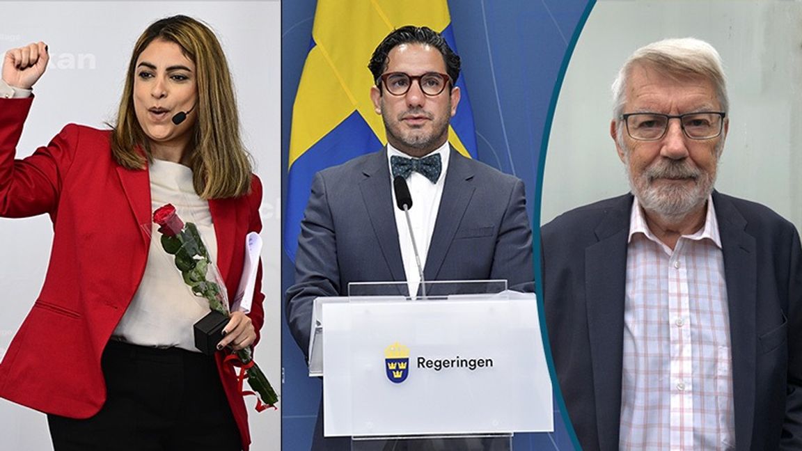 Nooshi Dadgostar (V) och Ardalan Shekarabi (S) – vänsterpopulister? Foto: Jonas Ekströmer/TT / Marko Säävälä/TT