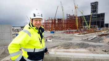 Henrik Henriksson, vd på Stegra, vill inte jämföra företaget med Northvolt. Foto: Pontus Lundahl/TT