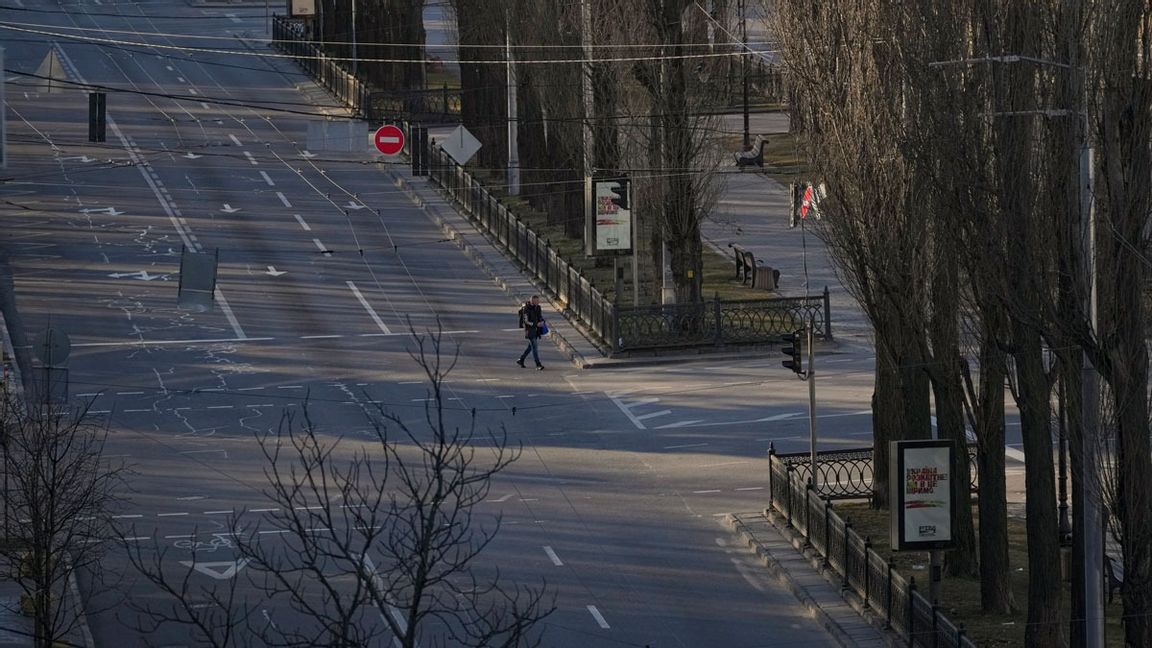 Bild från Kiev under söndagen. Foto: Vadim Ghirda