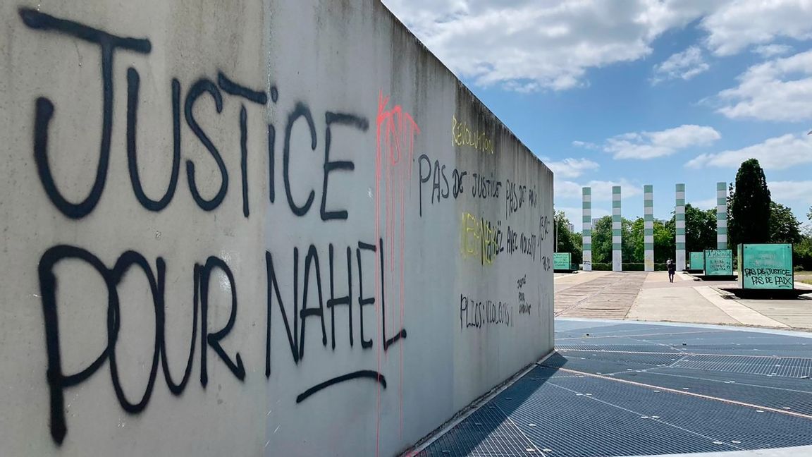 Nya protester till stöd för Nahel väntas i Frankrike på söndag. Foto: Cara Anna