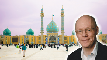 Jamkaran-moskén i Qom, där Mahdin påstås ha uppenbarat sig. Foto: Hossein Bagheri, Unsplash