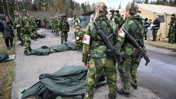 Totalförsvarsövning Aurora 23. Foto: Anders Wiklund/TT