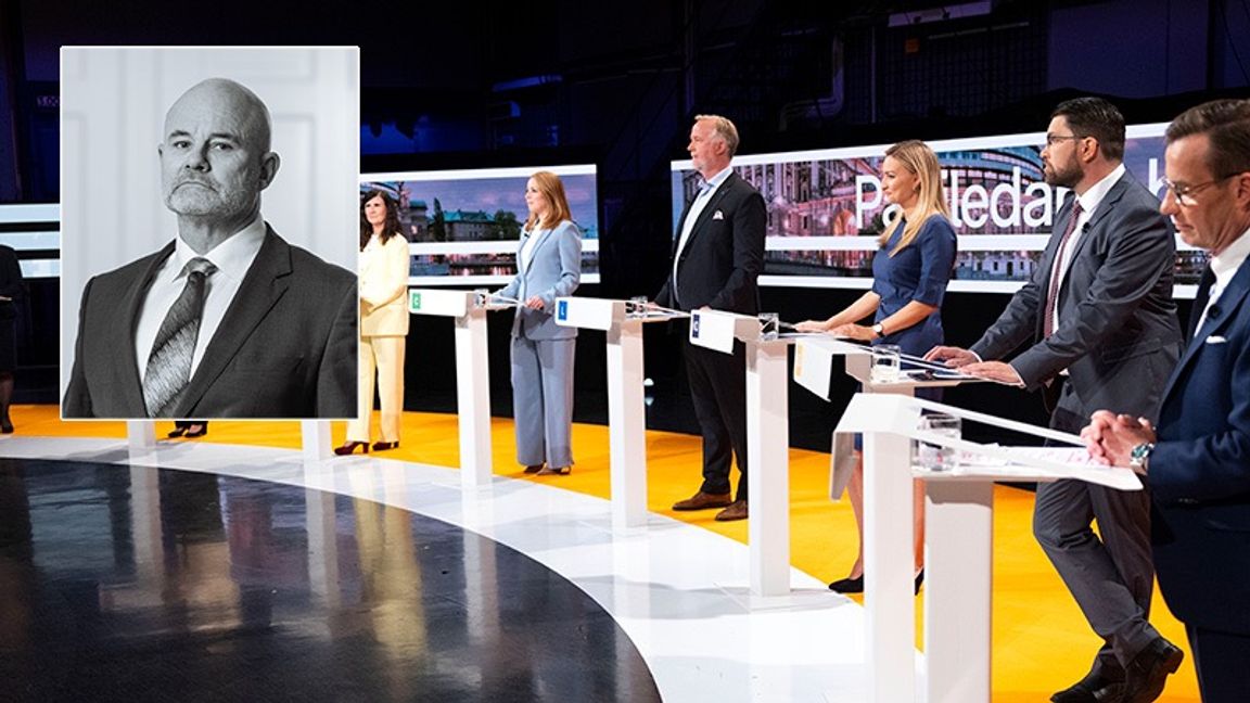 Dagens debattör Mats Bergh anser att public service borde ge plats även åt de mindre partierna. Foto: Fredrik Persson/TT