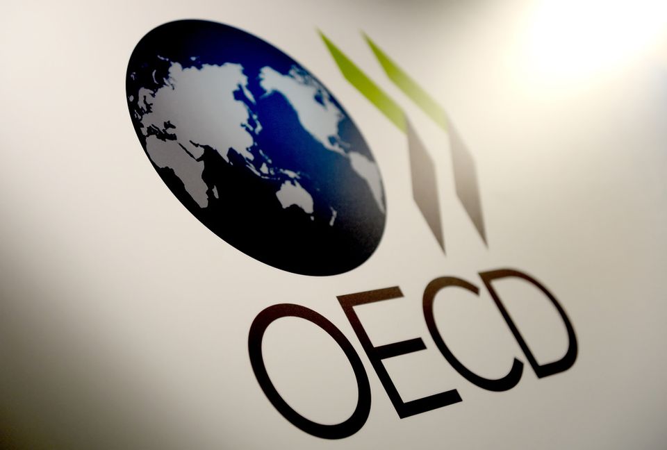 OECD presenterar rapporten Economic Outlook. Arkivbild. Foto: Britta Pedersen DPA/AP/TT