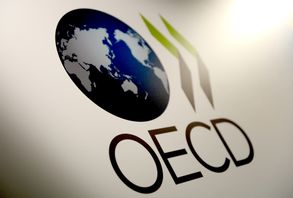 OECD presenterar rapporten Economic Outlook. Arkivbild. Foto: Britta Pedersen DPA/AP/TT