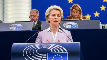 Det nya sanktionspaketet presenterades av EU-kommissionens ordförande Ursula von der Leyen. Foto: European Parliament (CC BY 2.0)