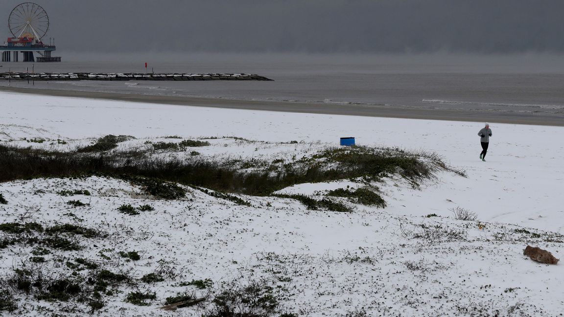 Galveston, vid kusten i Texas.
Foto: Juan Figueroa/AP