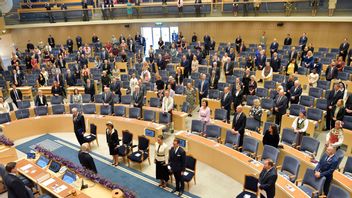 Sveriges riksdag. Foto: Anders Wiklund/TT