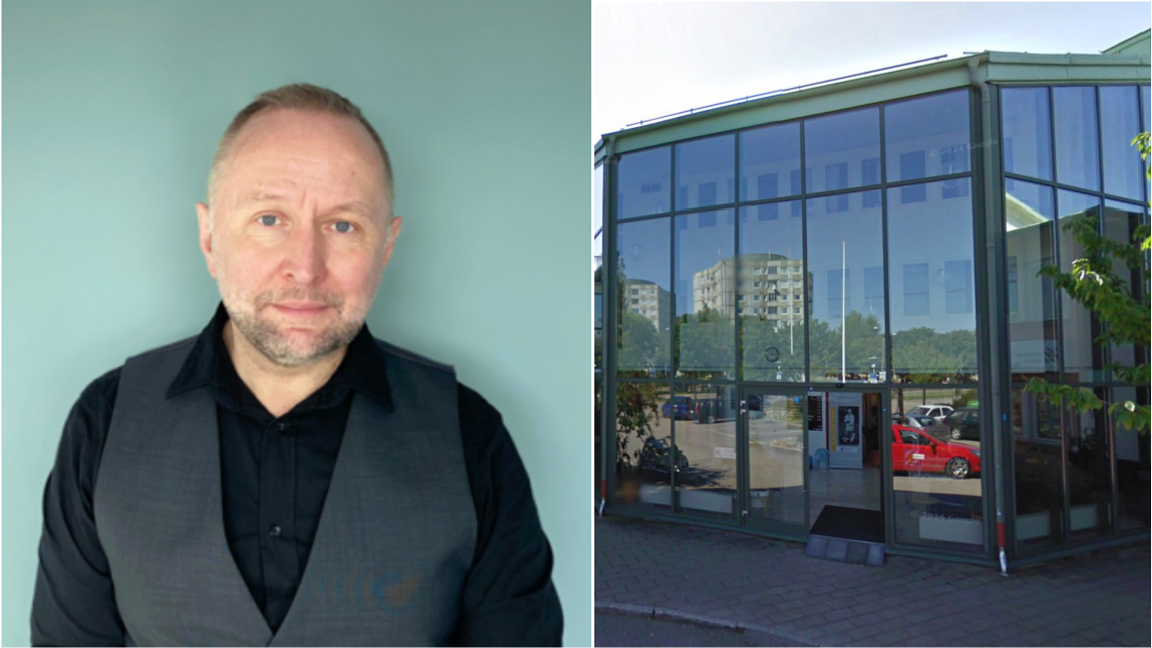 Jörgen Larzon (t.v.) är avdelningschef på socialförvaltningen Sydväst i Göteborg (t.h.). Han menar att ohälsa – inte bristande vilja – är det verkliga hindret för egen försörjning. Foto: Pressbild/Göteborgs Stad/Google Maps