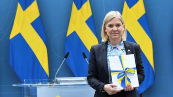 Finansminister Magdalena Andersson (S) lovar en handfull "gröna jobb" som svar på massarbetslöshet. Foto: Fredrik Sandberg, TT.