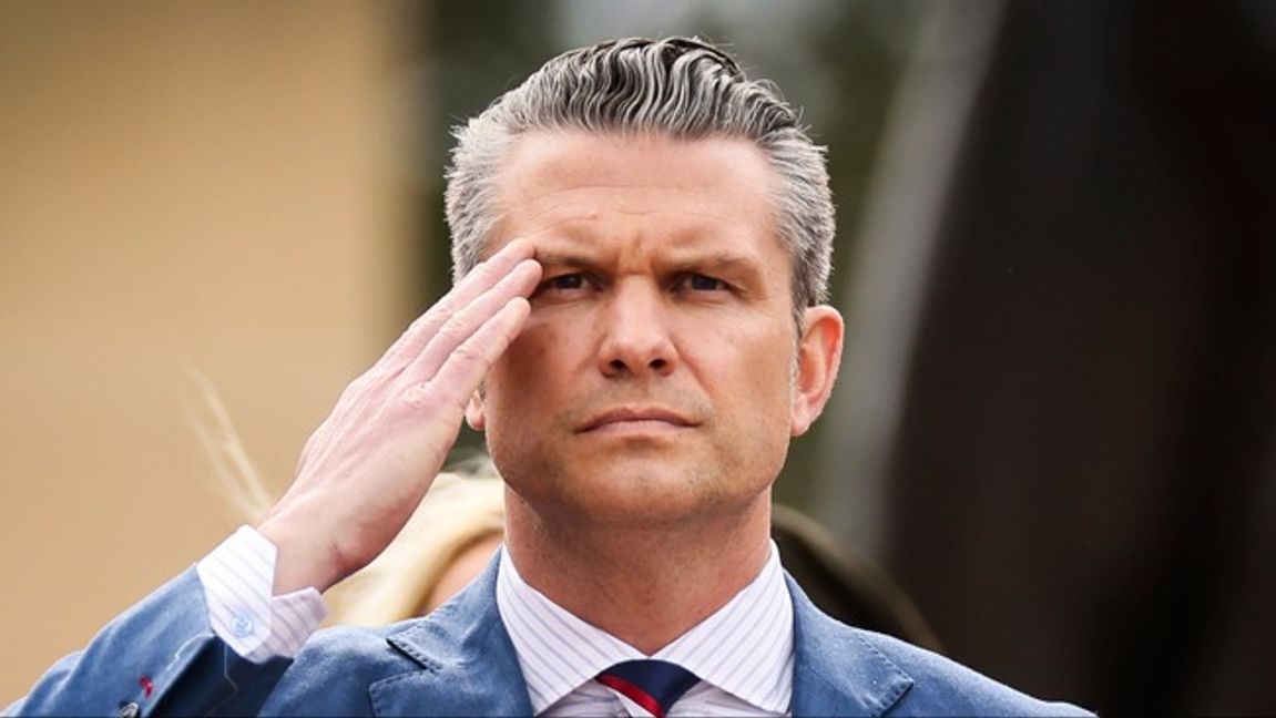 USA:s försvarsminister Pete Hegseth. Foto: AP
