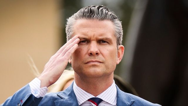 USA:s försvarsminister Pete Hegseth. Foto: AP