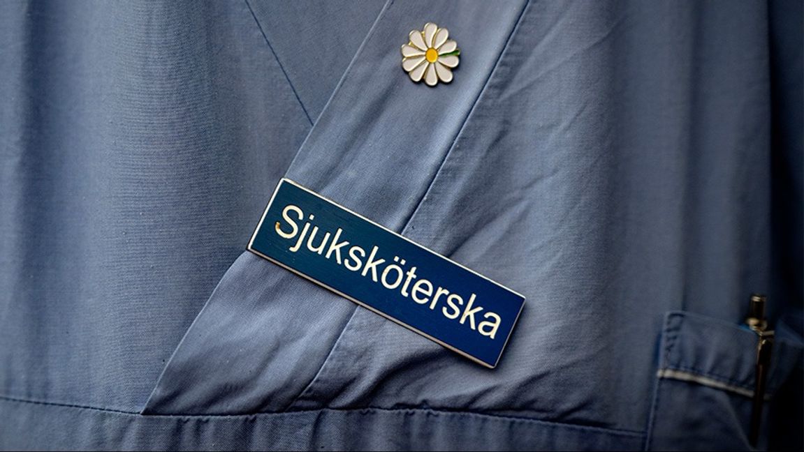 Sjuksköterskan på bilden har inget med artikeln att göra. Foto: Pontus Lundahl/TT