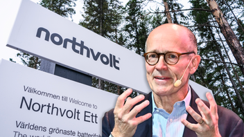 Harald Mix förlorade 175 miljoner kronor när Northvolt gick i konkurs men försvarar fortfarande satsningen på gröna industriprojekt. Montage. Foto: Axel Hilleskog/SvD/Claudio Bresciani/TT